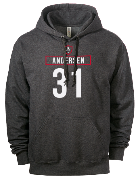 Away Jersey Frederik Andersen Eco Premium Unisex Hooded Sweatshirt | Swagsta