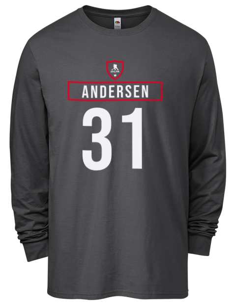 Away Jersey Frederik Andersen Men's Long-Sleeve T-Shirt | Swagsta