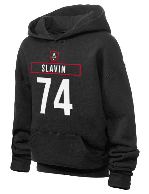 Away Jersey Jaccob Slavin Youth Hooded Sweatshirt | Swagsta