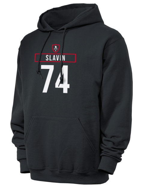 Away Jersey Jaccob Slavin Unisex Hooded Sweatshirt | Swagsta