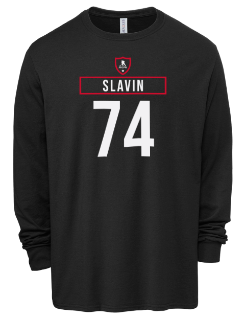 Away Jersey Jaccob Slavin Men's Premium Blend Long Sleeve-T-Shirt | Swagsta