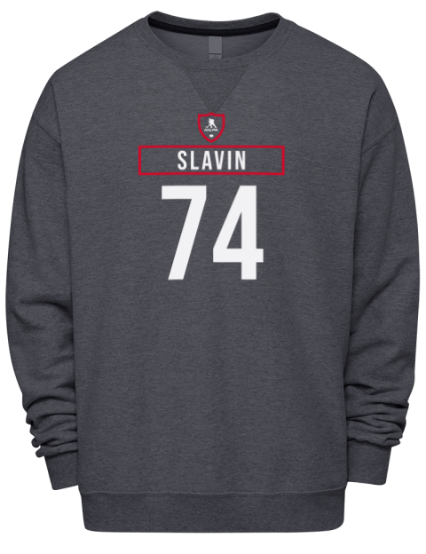 Away Jersey Jaccob Slavin Premium Unisex Crewneck Sweatshirt | Swagsta