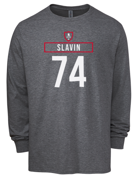Away Jersey Jaccob Slavin Men's Premium Blend Long Sleeve-T-Shirt | Swagsta