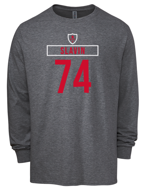 Home Jersey Jaccob Slavin Men's Premium Blend Long Sleeve-T-Shirt | Swagsta