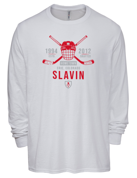 Classic Heritage Jaccob Slavin Men's Premium Blend Long Sleeve-T-Shirt | Swagsta