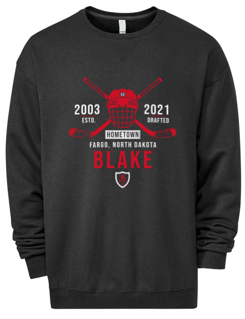Heritage Jackson Blake Premium Unisex Crewneck Sweatshirt | Swagsta