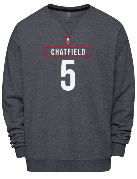 Away Jersey Jalen Chatfield Premium Unisex Crewneck Sweatshirt | Swagsta
