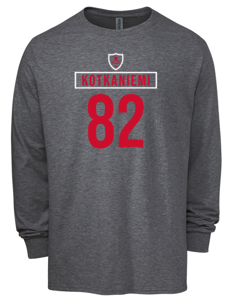 Home Jersey Jesperi Kotkaniemi Men's Premium Blend Long Sleeve-T-Shirt | Swagsta