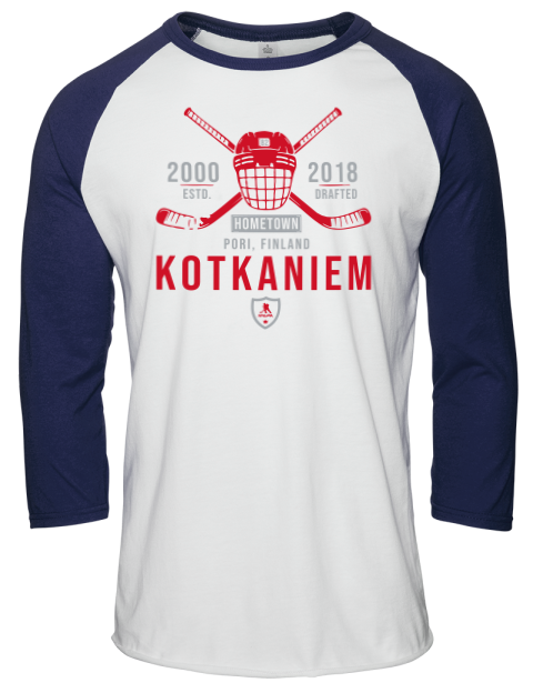Classic Heritage Jesperi Kotkaniemi Unisex Premium Three-Quarter Raglan T-Shirt | Swagsta