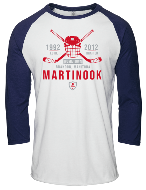 Classic Heritage Jordan Martinook Unisex Premium Three-Quarter Raglan T-Shirt | Swagsta
