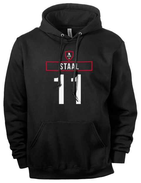 Away Jersey Jordan Staal Eco Premium Unisex Hooded Sweatshirt | Swagsta
