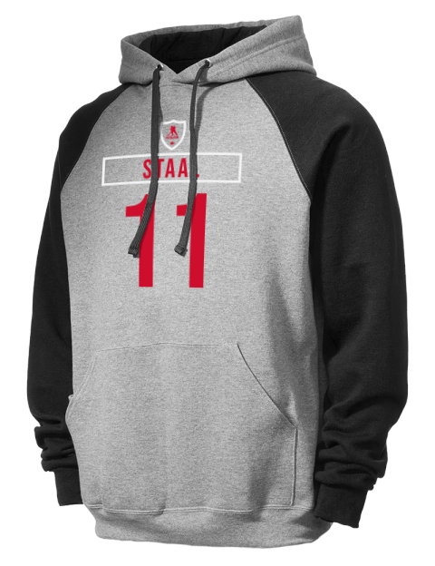 Home Jersey Jordan Staal Colorblock Raglan Hooded Sweatshirt | Swagsta