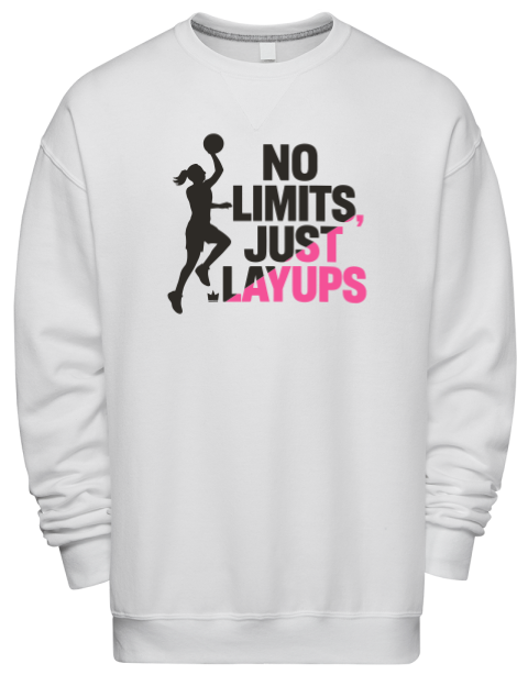 No Limits Just Layups She Got Game Premium Unisex Crewneck Sweatshirt | Swagsta