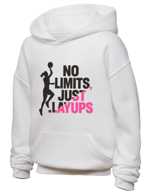 No Limits Just Layups She Got Game Youth Hooded Sweatshirt | Swagsta