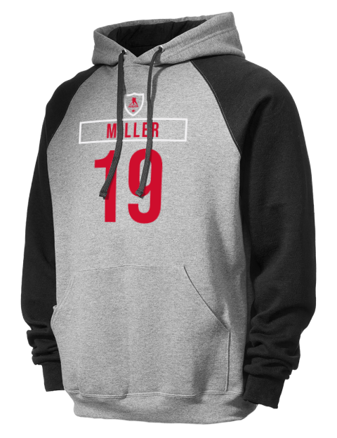 Home Jersey Kandre Miller Colorblock Raglan Hooded Sweatshirt | Swagsta