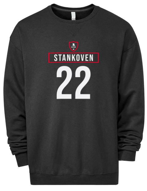 Away Jersey Logan Stankoven Premium Unisex Crewneck Sweatshirt | Swagsta
