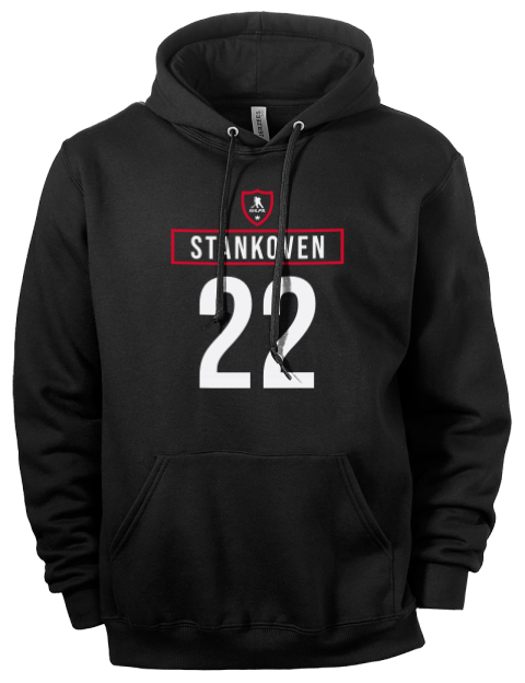 Away Jersey Logan Stankoven Eco Premium Unisex Hooded Sweatshirt | Swagsta