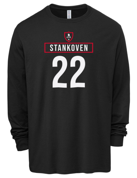 Away Jersey Logan Stankoven Men's Premium Blend Long Sleeve-T-Shirt | Swagsta