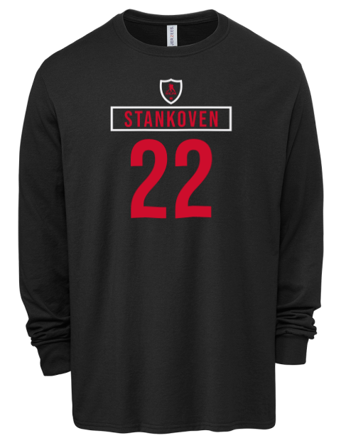 Home Jersey Logan Stankoven Men's Premium Blend Long Sleeve-T-Shirt | Swagsta
