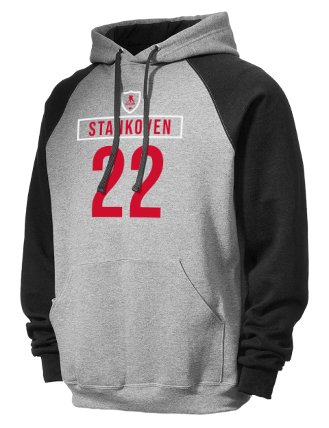 Home Jersey Logan Stankoven Colorblock Raglan Hooded Sweatshirt | Swagsta