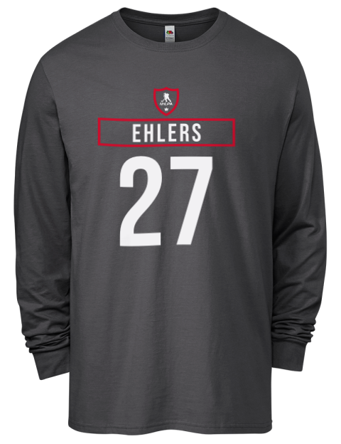 Away Jersey Nikolaj Ehlers Men's Long-Sleeve T-Shirt | Swagsta