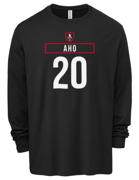 Away Jersey Sebastian Aho Men's Premium Blend Long Sleeve-T-Shirt | Swagsta