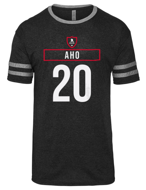 Away Jersey Sebastian Aho Men's Tri-Blend T-Shirt | Swagsta