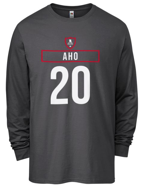 Away Jersey Sebastian Aho Men's Long-Sleeve T-Shirt | Swagsta