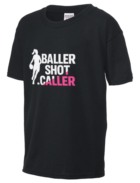 Baller Shot Caller She Got Game Youth T-Shirt | Swagsta