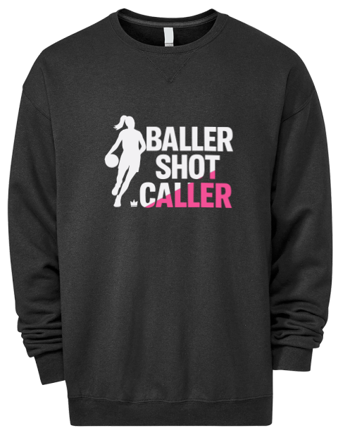 Baller Shot Caller She Got Game Premium Unisex Crewneck Sweatshirt | Swagsta