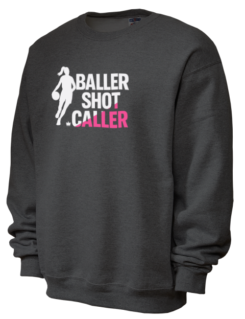 Baller Shot Caller She Got Game Unisex Crewneck Sweatshirt | Swagsta