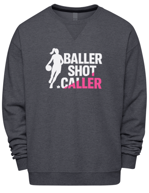 Baller Shot Caller She Got Game Premium Unisex Crewneck Sweatshirt | Swagsta