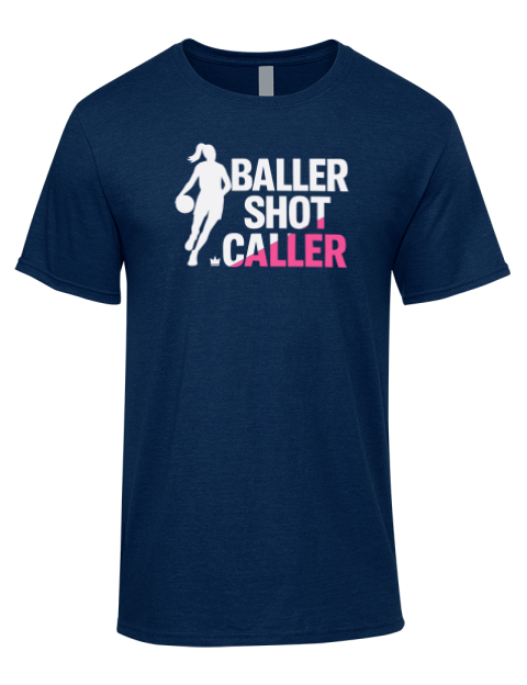 Baller Shot Caller She Got Game Premium Ring-Spun Cotton Unisex T-Shirt | Swagsta