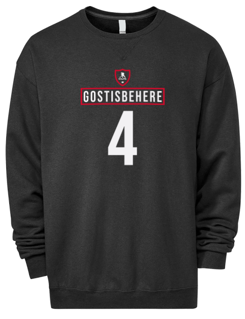 Away Jersey Shayne Gostisbehere Premium Unisex Crewneck Sweatshirt | Swagsta