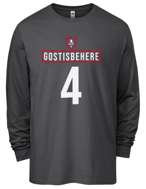 Away Jersey Shayne Gostisbehere Men's Long-Sleeve T-Shirt | Swagsta