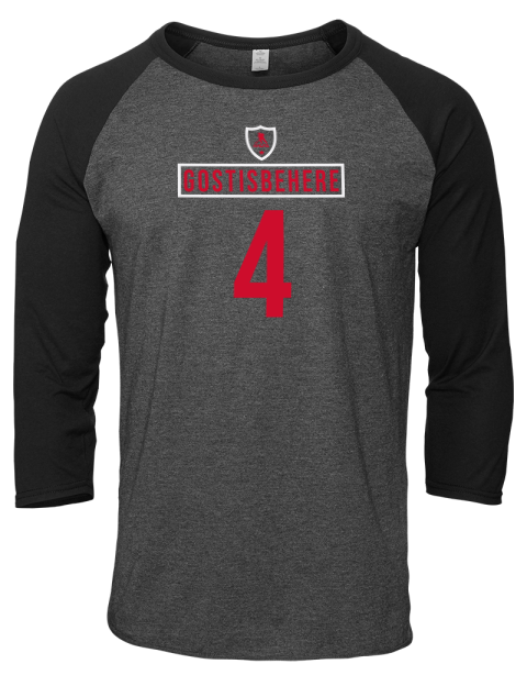 Home Jersey Shayne Gostisbehere Unisex Premium Three-Quarter Raglan T-Shirt | Swagsta