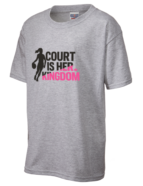 Court Is Her Kingdom She Got Game Youth T-Shirt | Swagsta