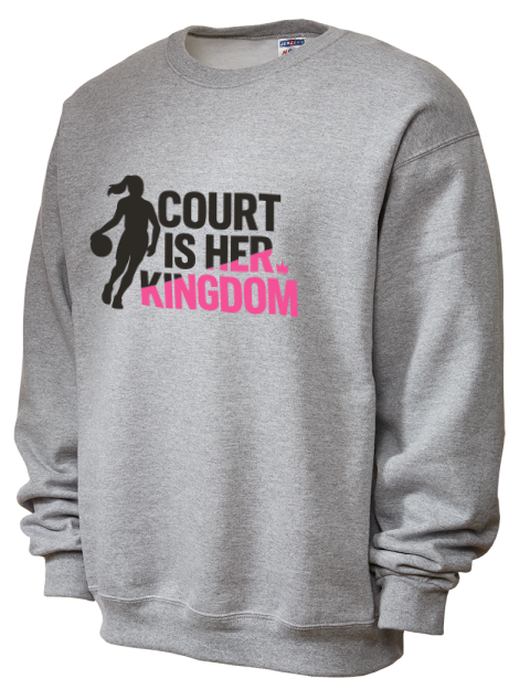 Court Is Her Kingdom She Got Game Unisex Crewneck Sweatshirt | Swagsta