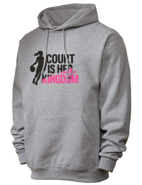 Court Is Her Kingdom She Got Game Unisex Hooded Sweatshirt | Swagsta
