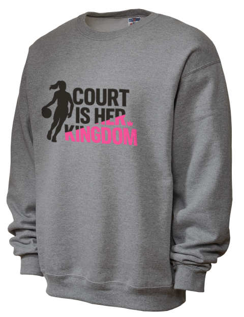 Court Is Her Kingdom She Got Game Unisex Crewneck Sweatshirt | Swagsta