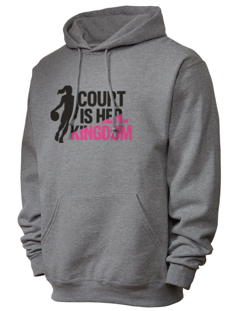 Court Is Her Kingdom She Got Game Unisex Hooded Sweatshirt | Swagsta