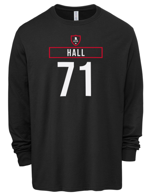 Away Jersey Taylor Hall Men's Premium Blend Long Sleeve-T-Shirt | Swagsta