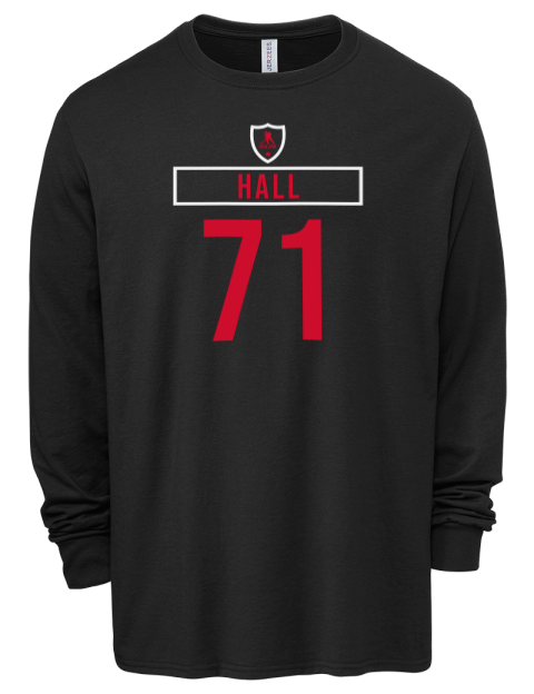 Home Jersey Taylor Hall Men's Premium Blend Long Sleeve-T-Shirt | Swagsta
