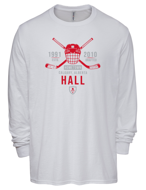 Classic Heritage Taylor Hall Men's Premium Blend Long Sleeve-T-Shirt | Swagsta