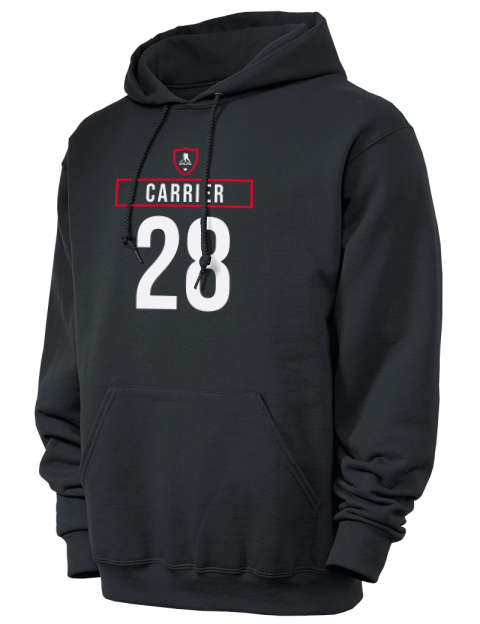 Away Jersey William Carrier Unisex Hooded Sweatshirt | Swagsta
