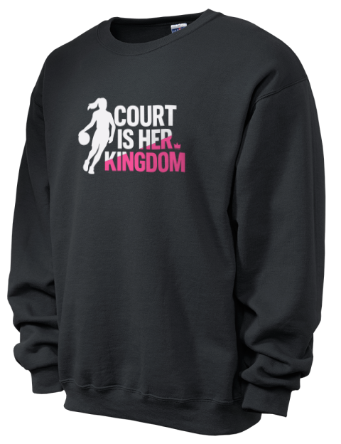 Court Is Her Kingdom She Got Game Unisex Crewneck Sweatshirt | Swagsta