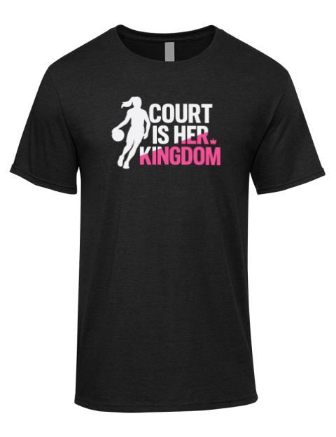 Court Is Her Kingdom She Got Game Premium Ring-Spun Cotton Unisex T-Shirt | Swagsta