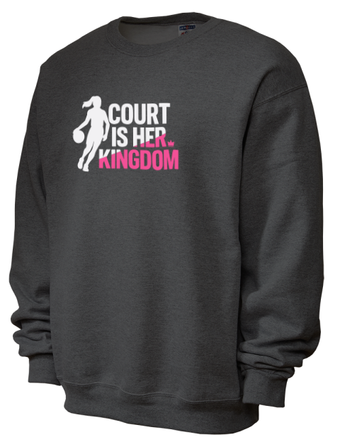 Court Is Her Kingdom She Got Game Unisex Crewneck Sweatshirt | Swagsta
