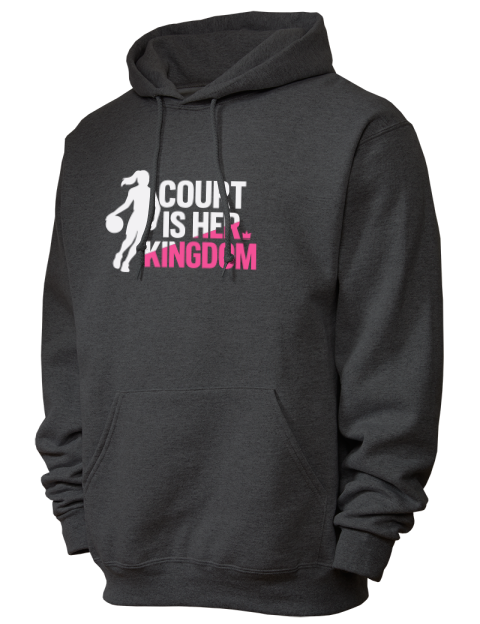 Court Is Her Kingdom She Got Game Unisex Hooded Sweatshirt | Swagsta