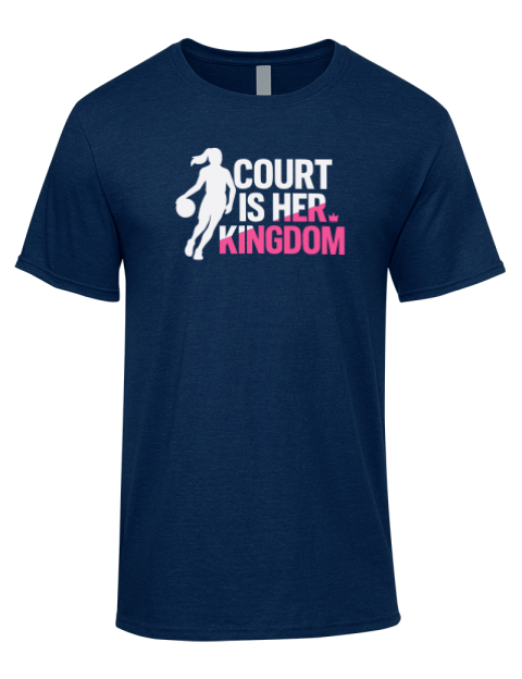 Court Is Her Kingdom She Got Game Premium Ring-Spun Cotton Unisex T-Shirt | Swagsta